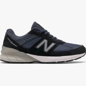 New Balance Men's 990 V5 Shoes Sneakers SZ 11D Navy Silver Classic USA